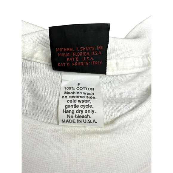 Vintage Diamond Dust Women’s Medium Glitter Cat T-Shirt Cat Lovers USA 90s NEW - Picture 6 of 8